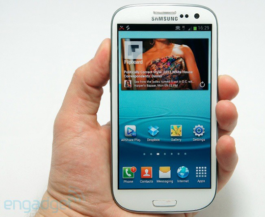Samsung Galaxy SIII el más vendido