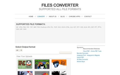 Convertidor de archivos