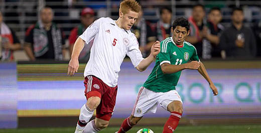 México vs Dinamarca partido amistoso.