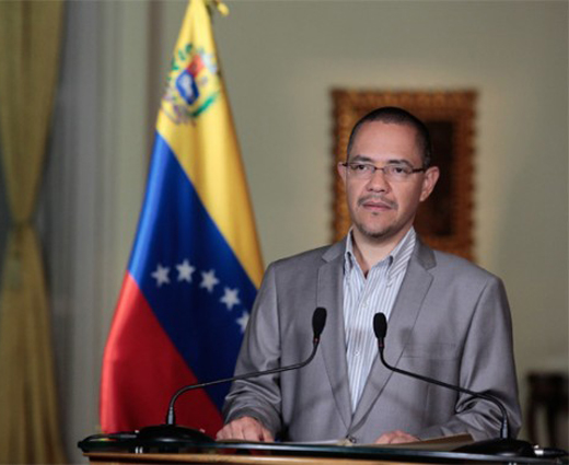 Ministro de comunicación de Venezuela , Ernesto Villegas