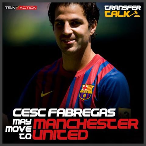 Cesc Fabregas Interesa al Manchester United
