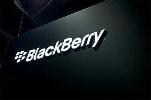 BlackBerry blanco negro