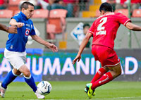 Cruz Azul contra Toluca en la final de la Concachampions 2014
