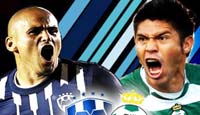 Monterrey contra Santos de la Jornada 14