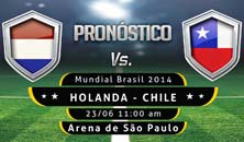 Holanda enfrenta a Chile en el Mundial de Brasil 2014
