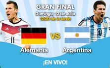 Alemania contra Argentina, la gran final