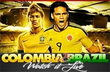 Brasil y Colombia este 4 de Julio en los cuartos de final