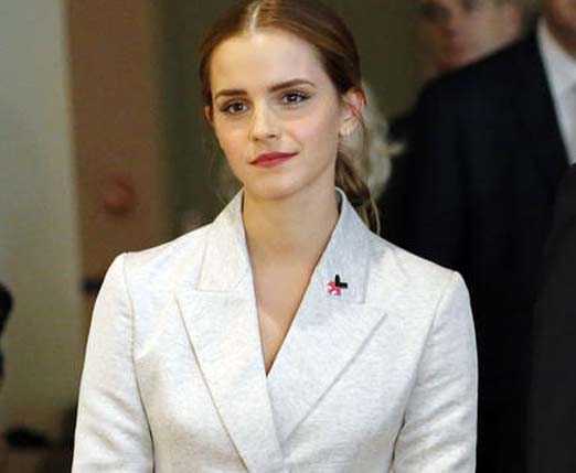 Emma Watson dando discurso de HeForShe