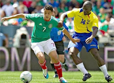 México contra Ecuador primer partido amistoso