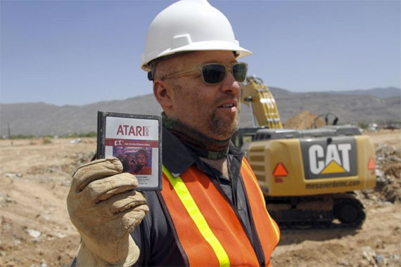 Desenterrando juegos retro de Atari en el desierto de Alamogordo