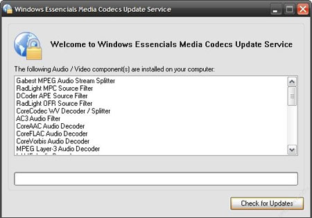 Windows Essentials Codec Pack 2.2c