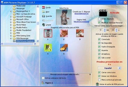 Programa para usarse en el MSN Messenger