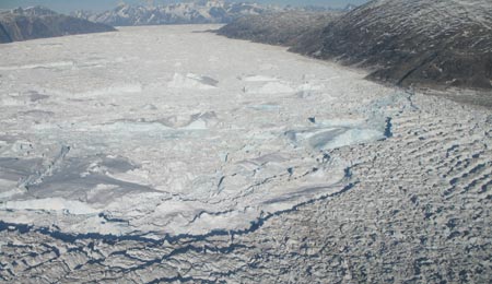 Deshielo del glaciar Helheim