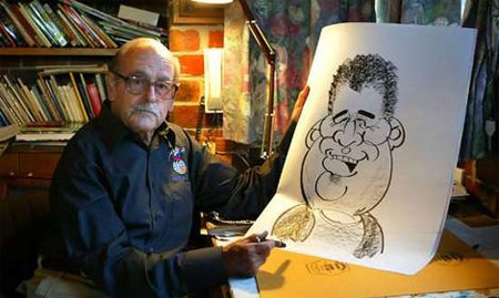 caricaturista Bill "Weg" Green