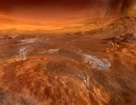 Superficie del satelite Titan