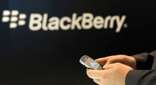 Blackberry caída en la bolsa de Valores